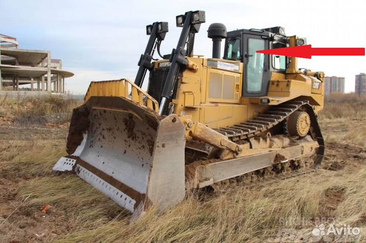 Caterpillar D6R/D6T/D6H/D7R/D8R Стекло дверное