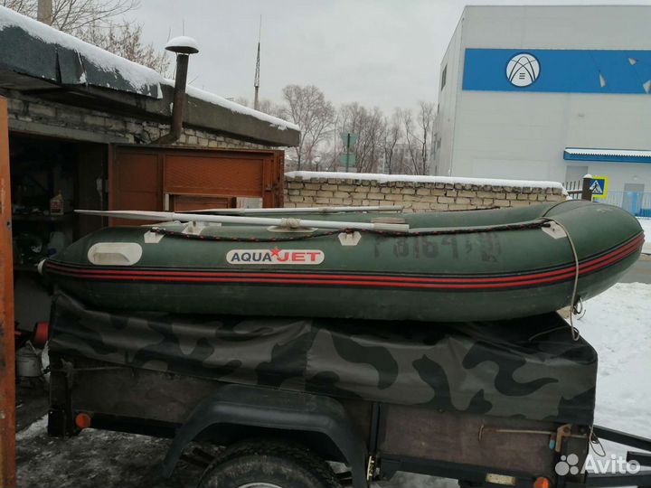 Надувная лодка аква джет 280 с мотором 2.5