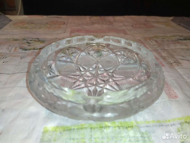 Хрустальная пепельница СССР