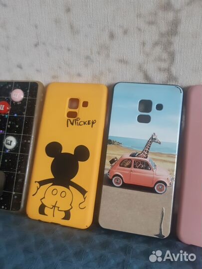 Чехол на samsung galaxy A8 2018г. Все вместе