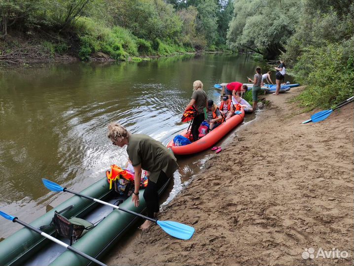 Сплавы группой на сапах байдарках