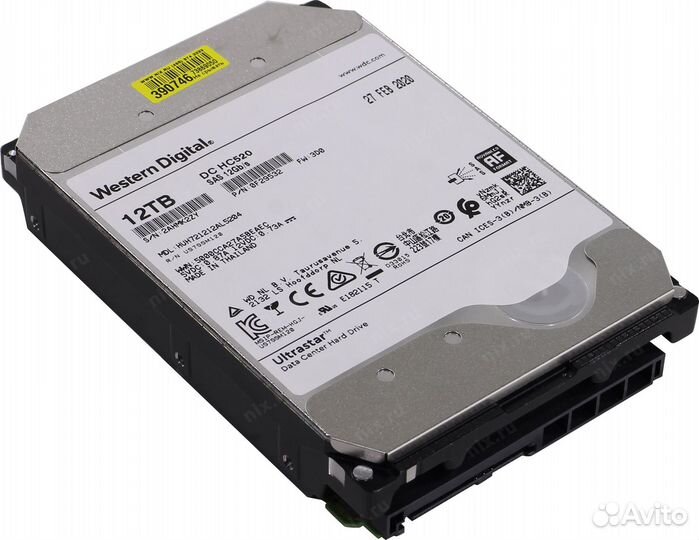 HDD SAS 12TB в отличном состоянии
