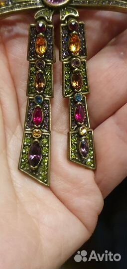 Винтажная брошь Heidi Daus