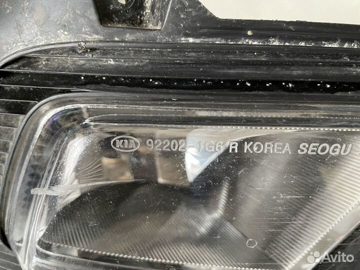 Фара правая противотуманная Kia Rio 2005-2017