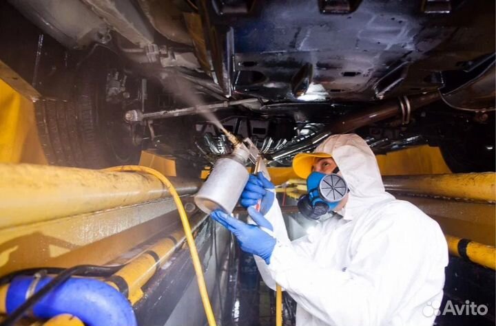 Антикор днища авто, пескоструй