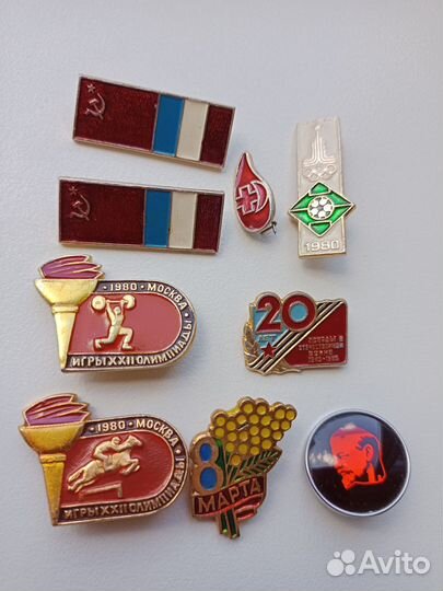Значки СССР 14 шт цена за все