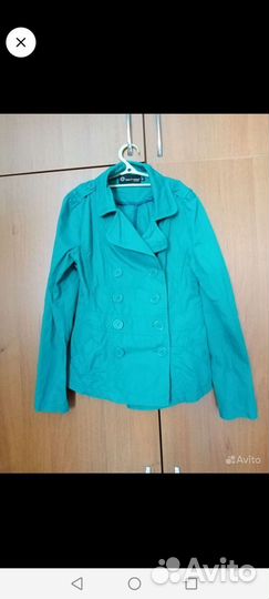 Пиджак джинсовый, 46 размер