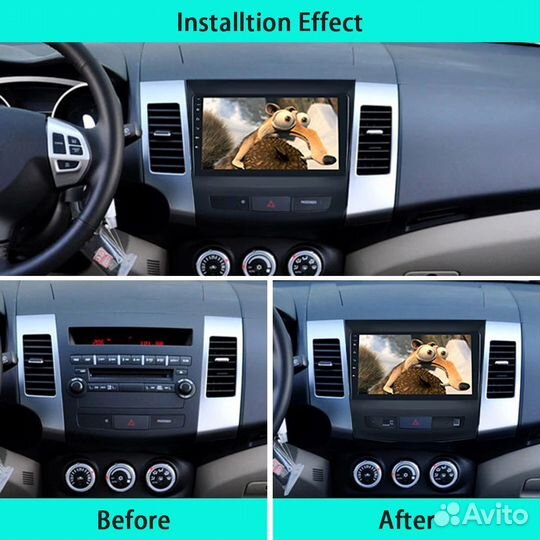 Магнитола Android Mitsubishi Outlander (2008-2015)