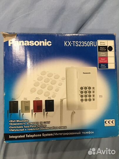 Стационарный телефон panasonic