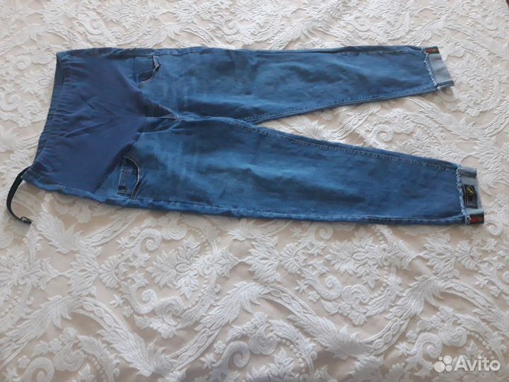 Джинсы для беременных 48-50 блузка в подарок