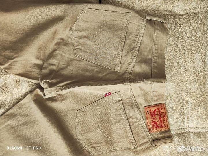 Мужские джинсы levis 501W32L30.сша