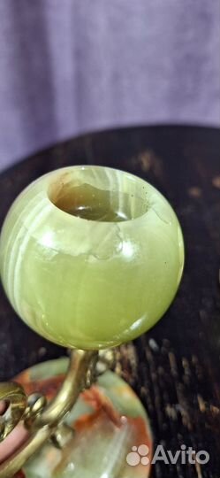 Подсвечник из оникса