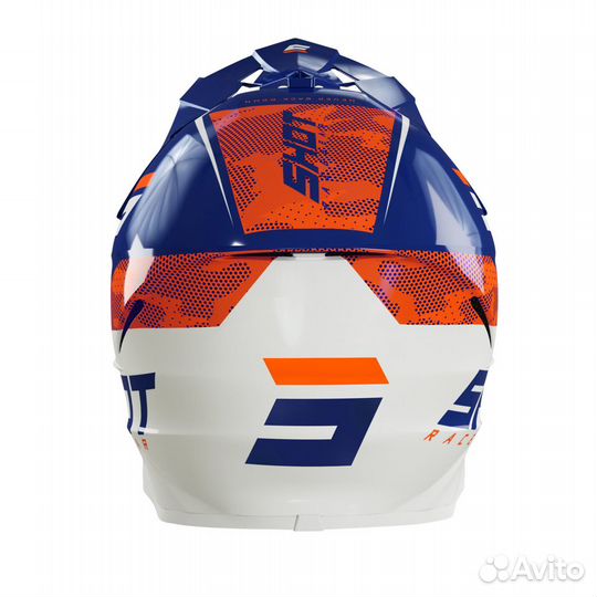 Шлем Shot Furious Camo (Синий/Оранжевый, M)