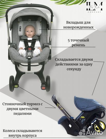 Коляска автолюлька