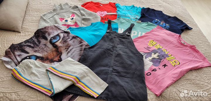 Вещи пакетом на девочку 146-152 см