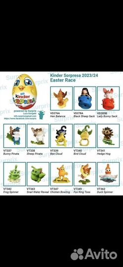 Киндер сюрприз Весна 2024