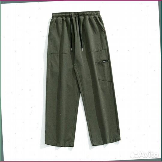 Спортивные широкие штаны карго (Номер отгрузки: 52984)