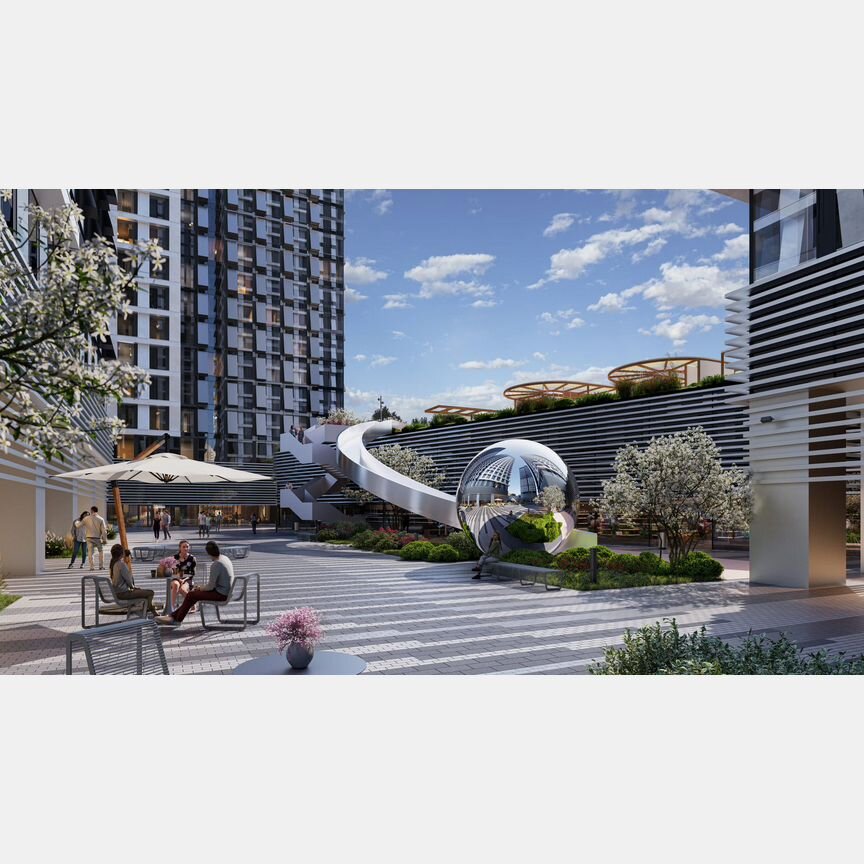 2-к. апартаменты, 50,1 м², 9/33 эт.