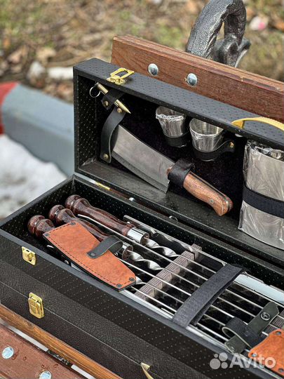 Шашлычный набор в кейсе