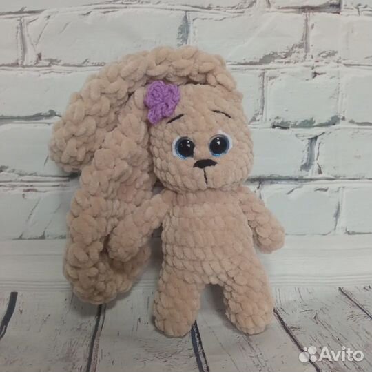 Вязаный зайка