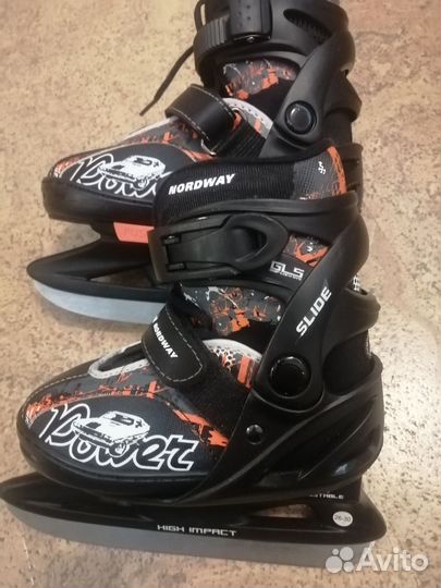 Коньки раздвижные 26-30