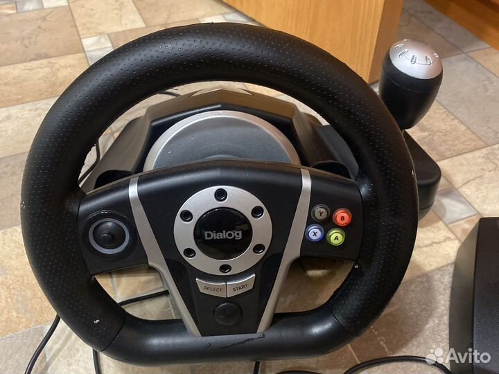 Игровой руль dialog