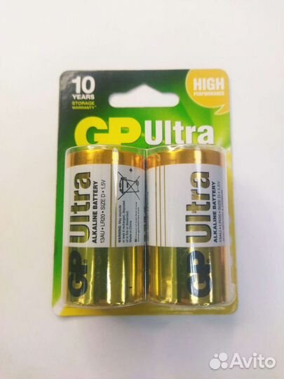 Батарейка GP LR20 алкалиновая