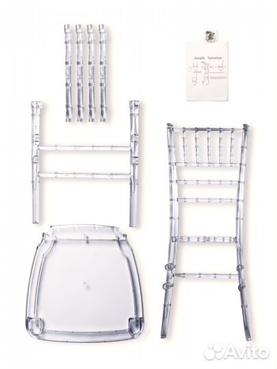 Прозрачные стулья «Кьявари» получение в марте