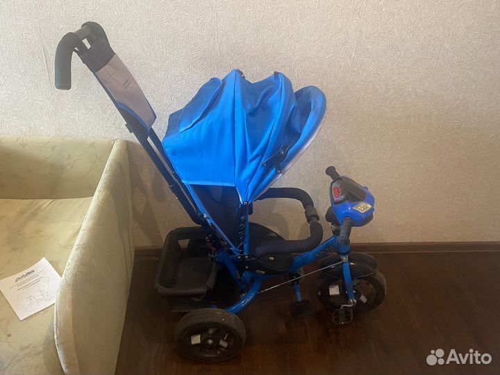 Детский велосипед с родительской ручкой