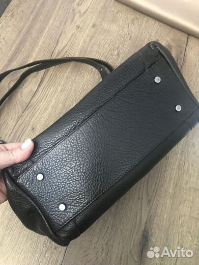 Сумка натуральная кожа коричневая