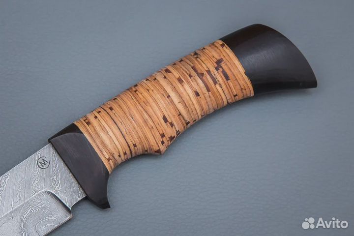 Нож охотничий из дамасской стали «Лазутчик»