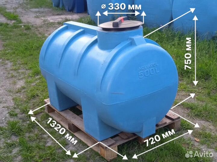 Еврокуб 0,5 т пвх Пищевой от производителя