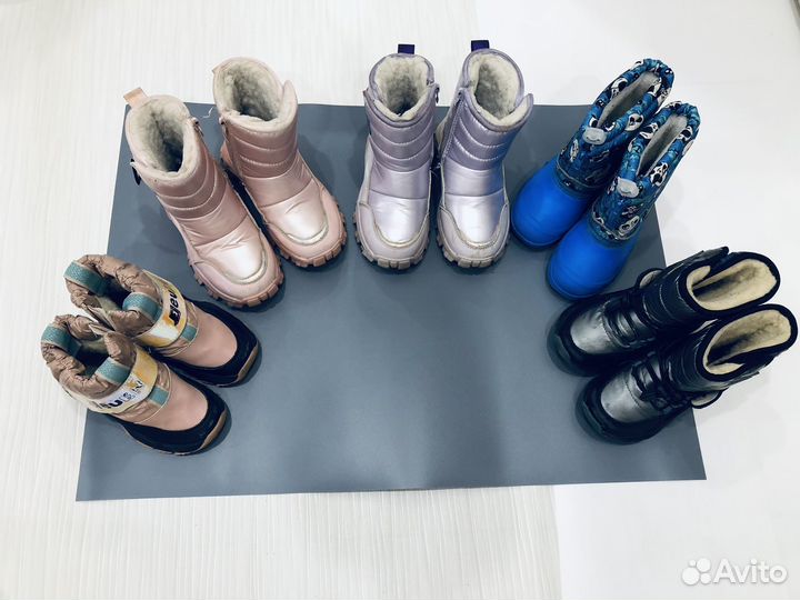 Детская обувь для девочек погодок, двойни пакетом