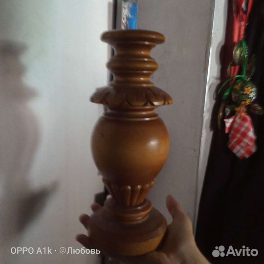 Ваза деревянная