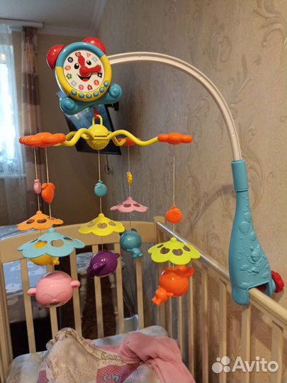 Музыкальный мобиль на детскую кроватку. Карусель