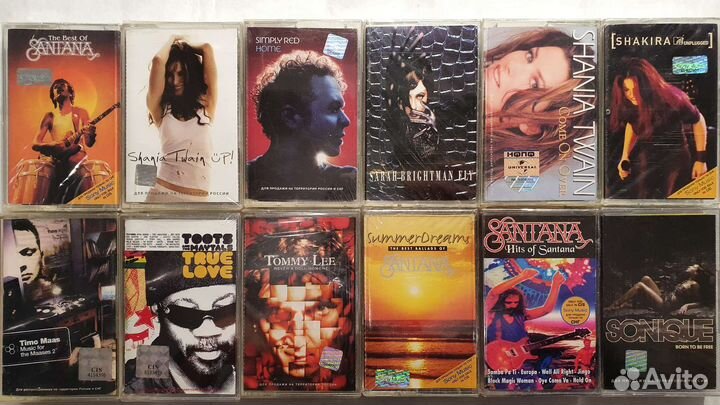 Кассеты запечатанные иностр рок и поп список 4