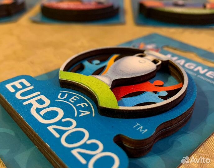 Набор магнитов Уефа Евро Euro 2020 (4 штуки)