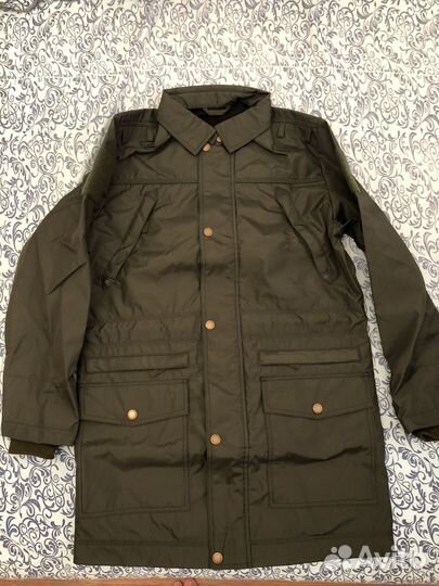 Плащ демисезонный защитного цвета