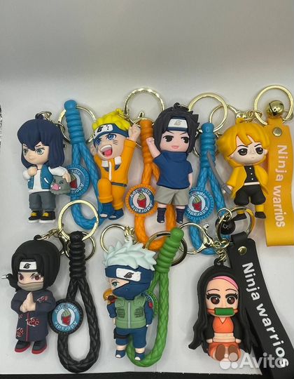 Брелоки аниме с фигурками любимых героев