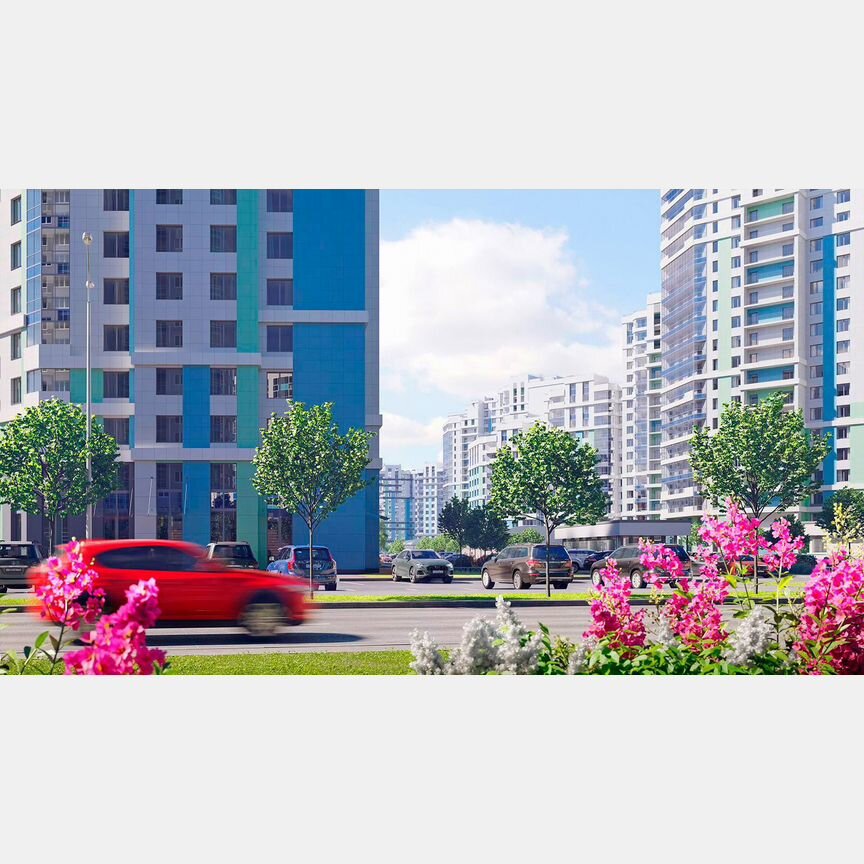 2-к. квартира, 61 м², 10/24 эт.