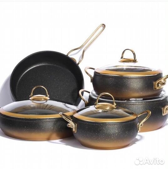 Набор кастрюль новый parem