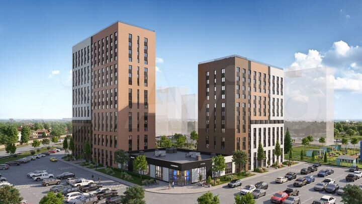 2-к. квартира, 47,9 м², 12/17 эт.