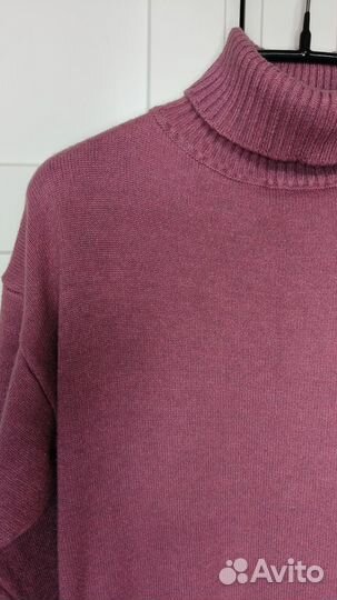 Женское вязаное платье свитер