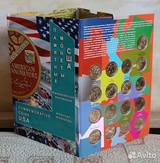 Набор монет 1 доллар Американские инновации США