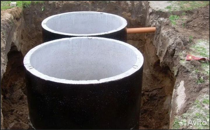 Септик из ж/б колец