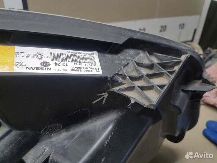 Фара левая Qashqai (J10) 2006-2014