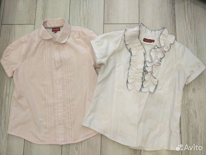 Школьные блузки,школьная форма р.128-134-140