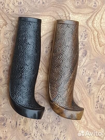 Готовые рукоятки ножей с титановой гардой