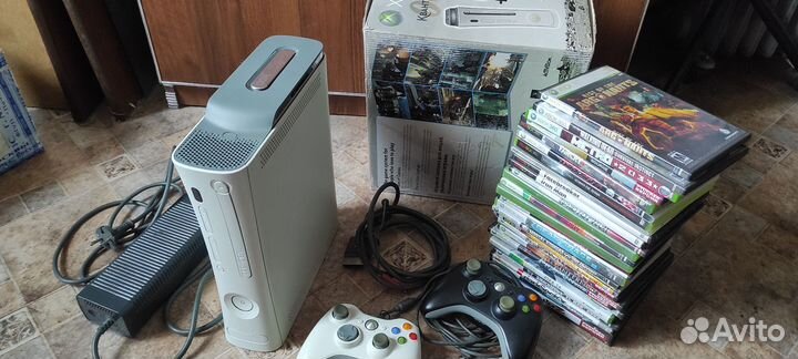 Xbox 360 fat 60 GB Прошитый LT 3.0 + 30 Игр