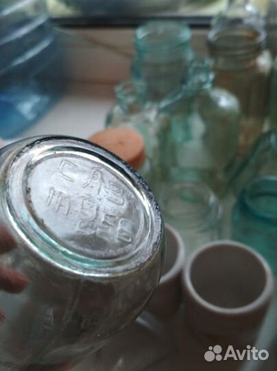 Пузырьки, чернильницы, аптека флаконы СССР